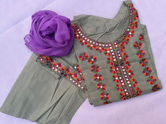 Affordable casual pure lawn dress