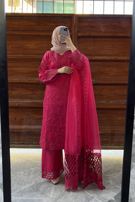 MAHI CHIKAN KARI LAWN 3PC DRESS