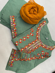 Affordable casual pure lawn dress