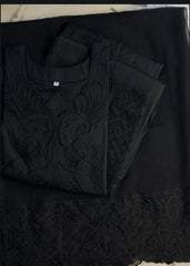 IRISH LUXURY LAWN 3PC (BLACK )