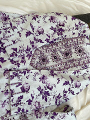 ZEENYA 3PC LAWN DRESS