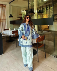 WANIYA LUXURY LAWN shalwar dress