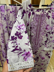 ANEELA’S 3PC DRESS