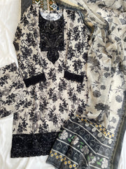VEENY 3PC LAWN DRESS
