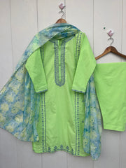 BAREEN 3PC LAWN DRESS