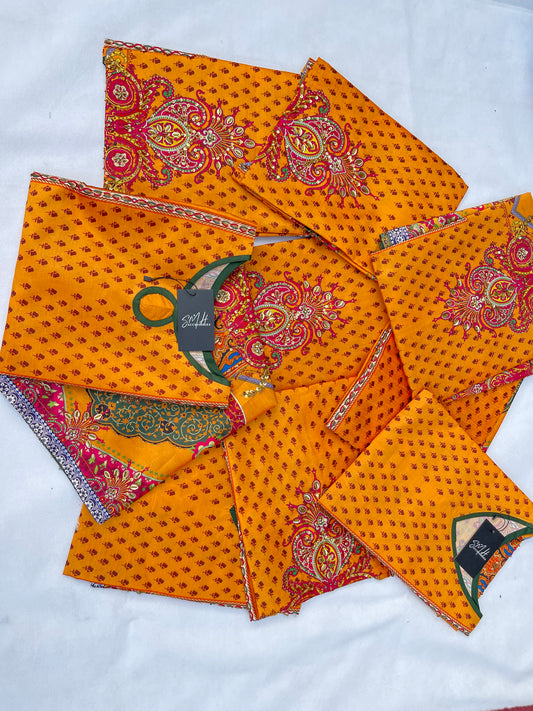 Formal cotton silk collection