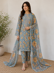 RAYA 3PC LAWN DRESS