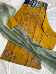 NORA LAWN 3PC DRESS