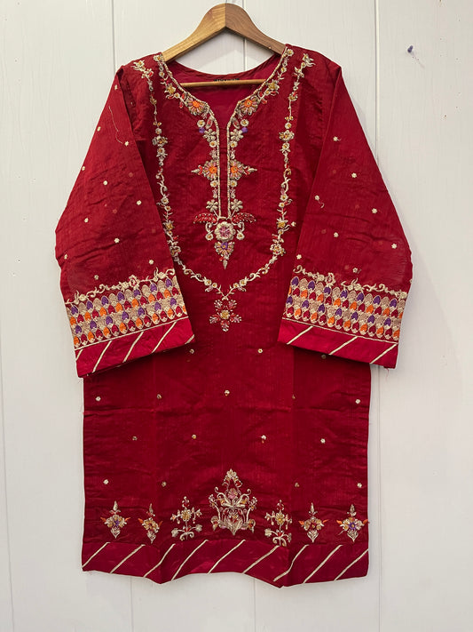 Khaddi net kurta