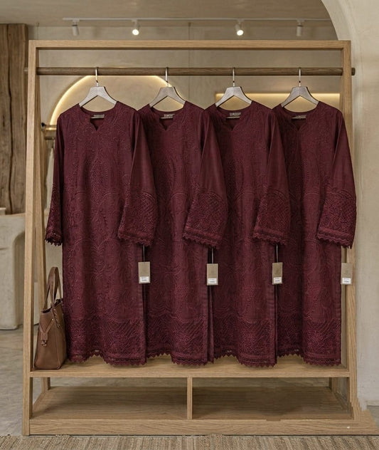 IRISH LAWN 3PC (MAROON)