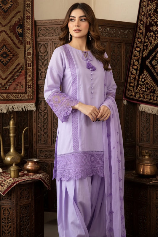 HAYA 3PC FARSHI SHALWAR SET