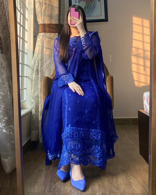 Luxury chiffon 3pc dress