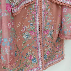 MAROSH LAWN 3PC DRESS (DUSTY)