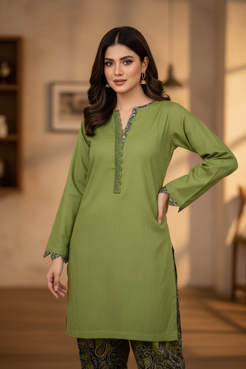 TASHO BASIC LAWN OUTFIT (DHANI GREEN)
