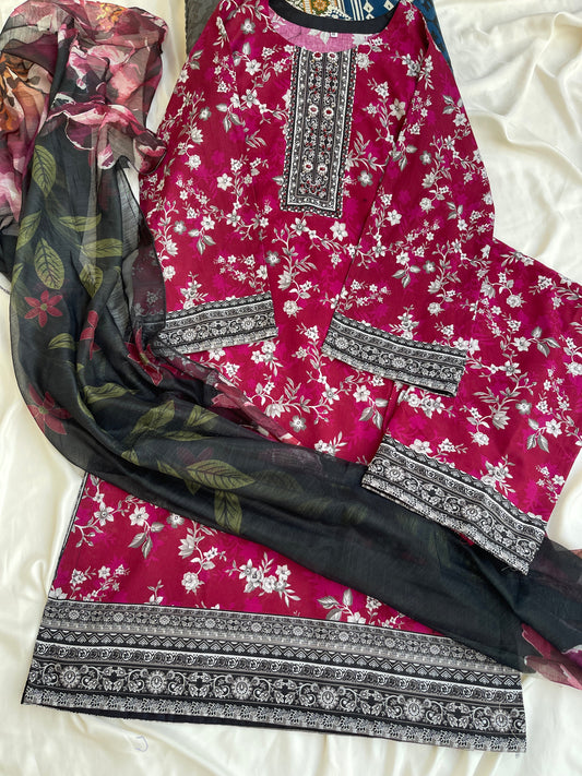 WANYA 3PC LAWN DRESS