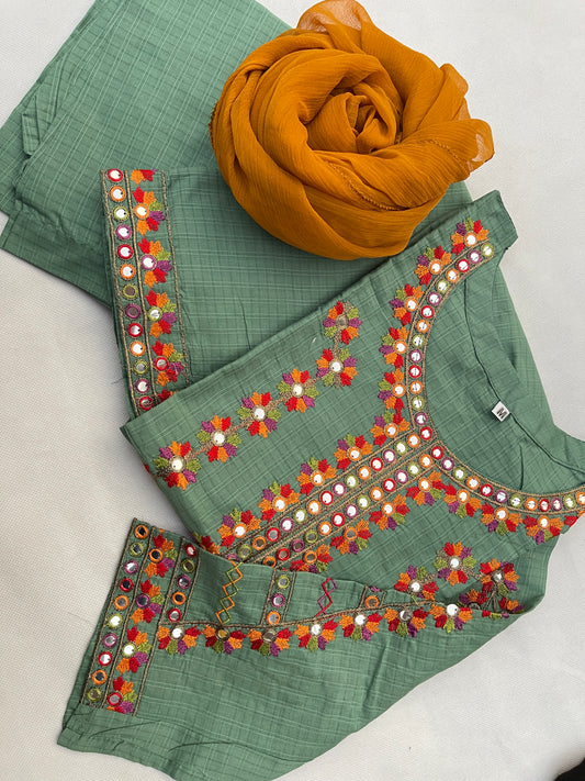 Affordable casual pure lawn dress