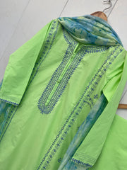 BAREEN 3PC LAWN DRESS