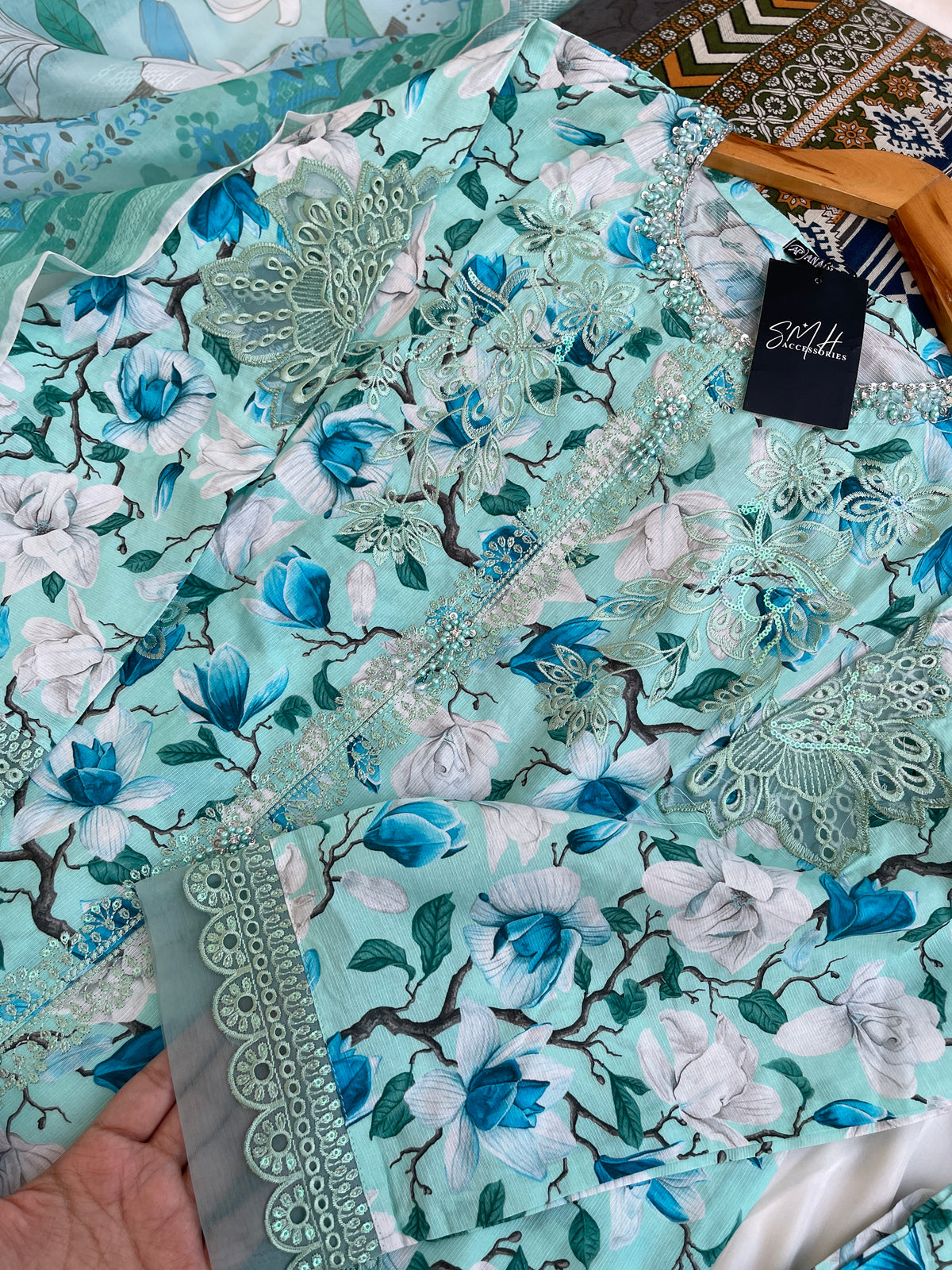 FAREENA 3PC LAWN DRESS