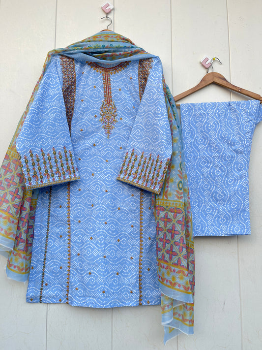 SHEEN 3PC LAWN DRESS