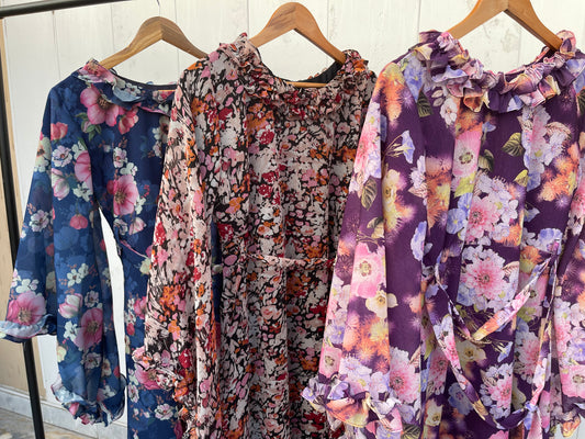 Stylish chiffon maxi