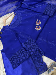 Luxury chiffon 3pc dress