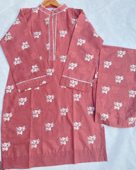 BASIC EMBROIDERED COORD SET