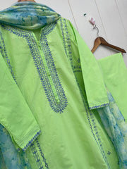 BAREEN 3PC LAWN DRESS