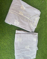 BASIC EMBROIDERED COORD SET