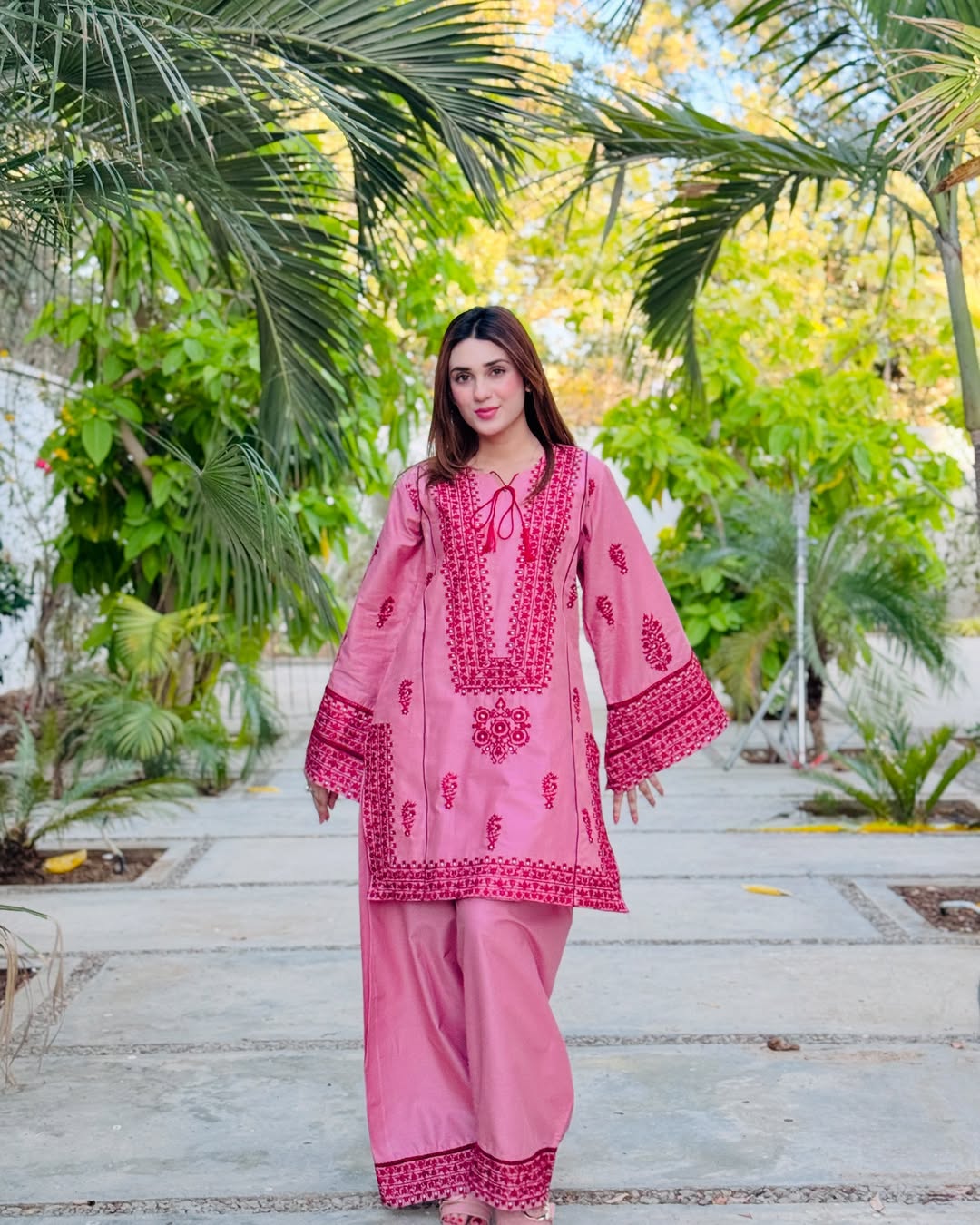 HUNZA EMBROIDERED SHALWAR SET