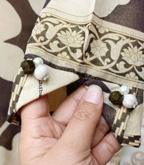 Jacquard lawn dress