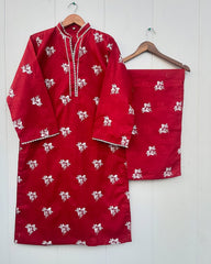 BASIC EMBROIDERED COORD SET