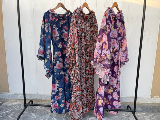 Stylish chiffon maxi