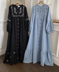 SHEEN LAWN MAXI DRESS