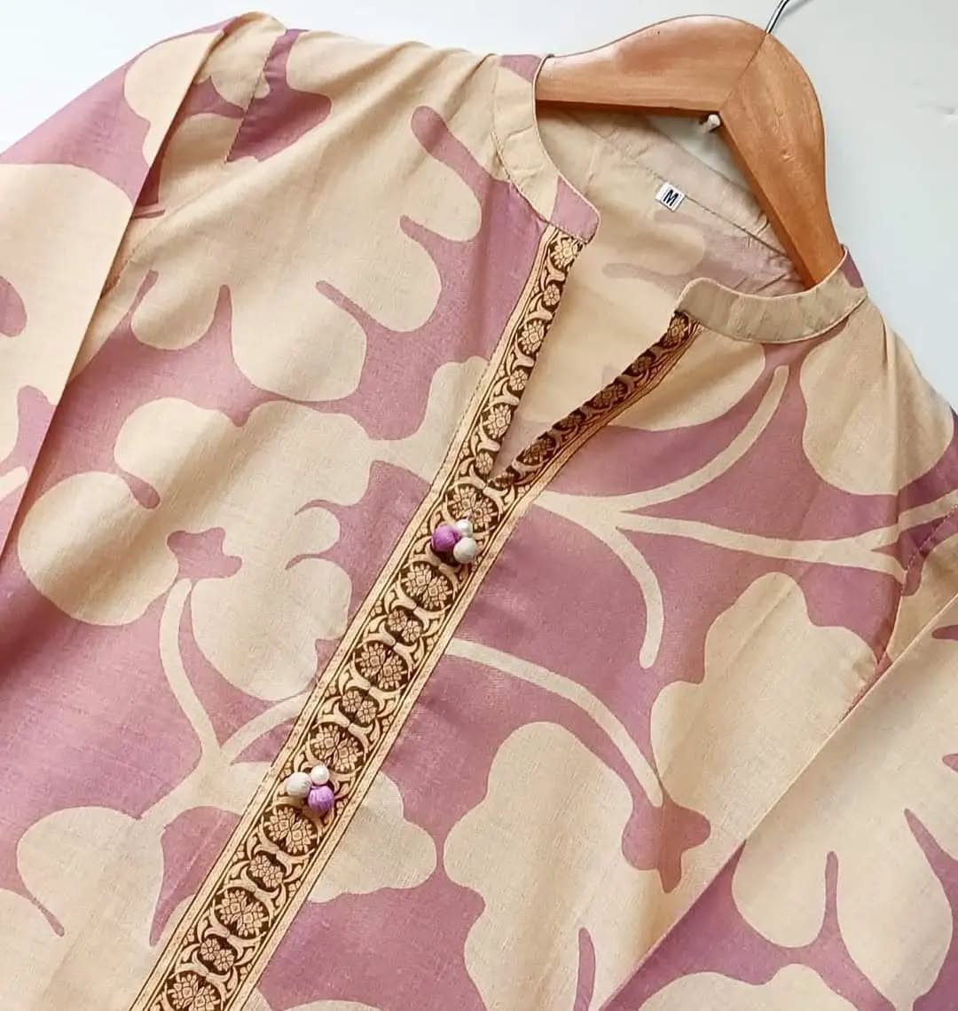 Jacquard lawn dress