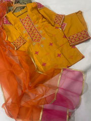 Embroidered lawn dress