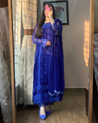 Luxury chiffon 3pc dress