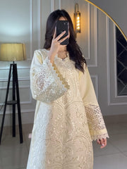 IRISH LUXURY LAWN COLLECTION (pearl white )