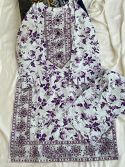 ZEENYA 3PC LAWN DRESS