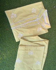 BASIC EMBROIDERED COORD SET