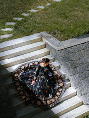 Silk maxi dress