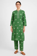 BASIC EMBROIDERED COORD SET