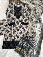 VEENY 3PC LAWN DRESS