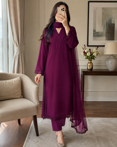 MAHROSH 3PC LAWN DRESS