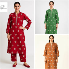 BASIC EMBROIDERED COORD SET