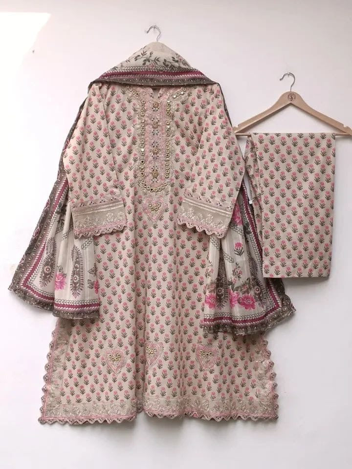 SHAYNA 3PC LAWN DRESS