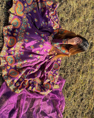 Silk maxi dress