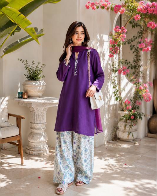 TASHO BASIC LAWN OUTFIT (PURPLE)