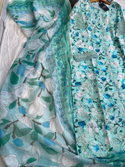 FAREENA 3PC LAWN DRESS