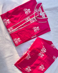 BASIC EMBROIDERED COORD SET