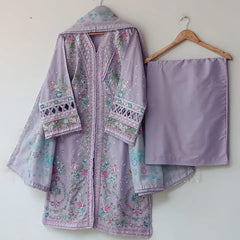 MAROSH 3PC LAWN DRESS (LAVENDER)